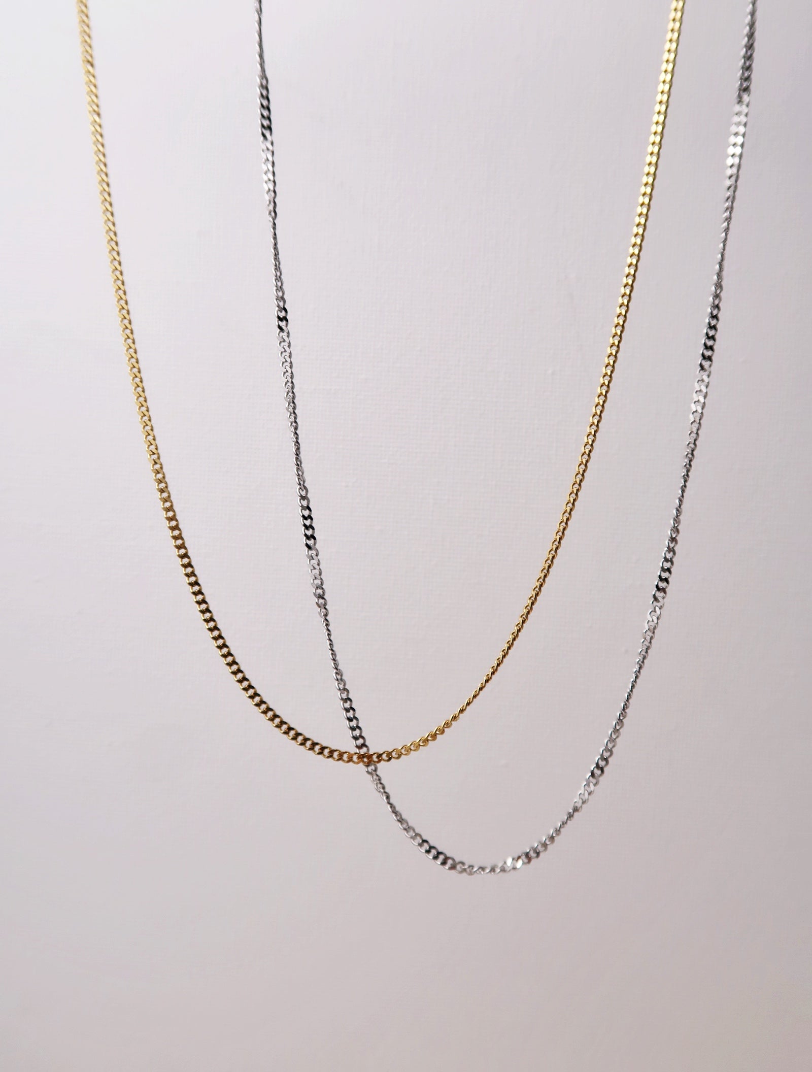 Classic Flat Link Chain Necklace - Esah and Co