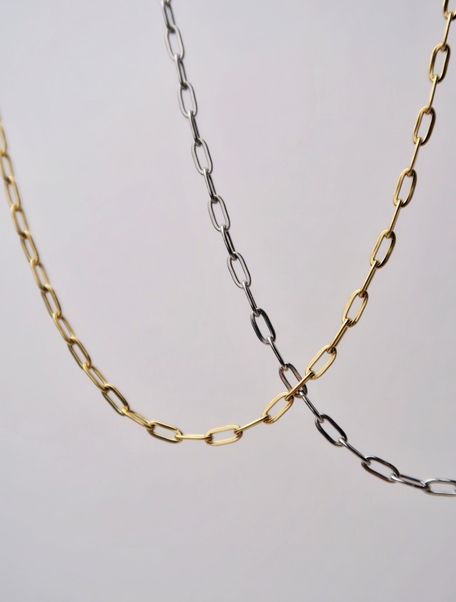 Paper Clip Chain Necklace - Esah and Co