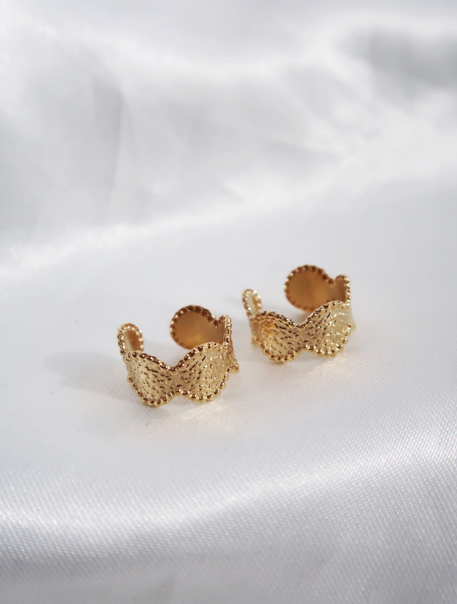 Wavy Flow Gold Ear Cuff - Esah and Co