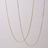 Dainty Flat Link Chain Necklace - Esah and Co