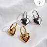 Chunky Heart Hoops - Esah and Co