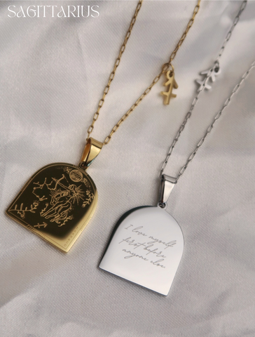 I AM SAGITTARIUS ZODIAC AFFIRMATION NECKLACE (Last Restock)