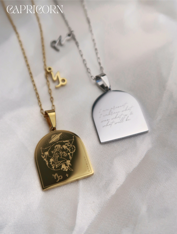 I AM CAPRICORN ZODIAC AFFIRMATION NECKLACE (Last Restock)